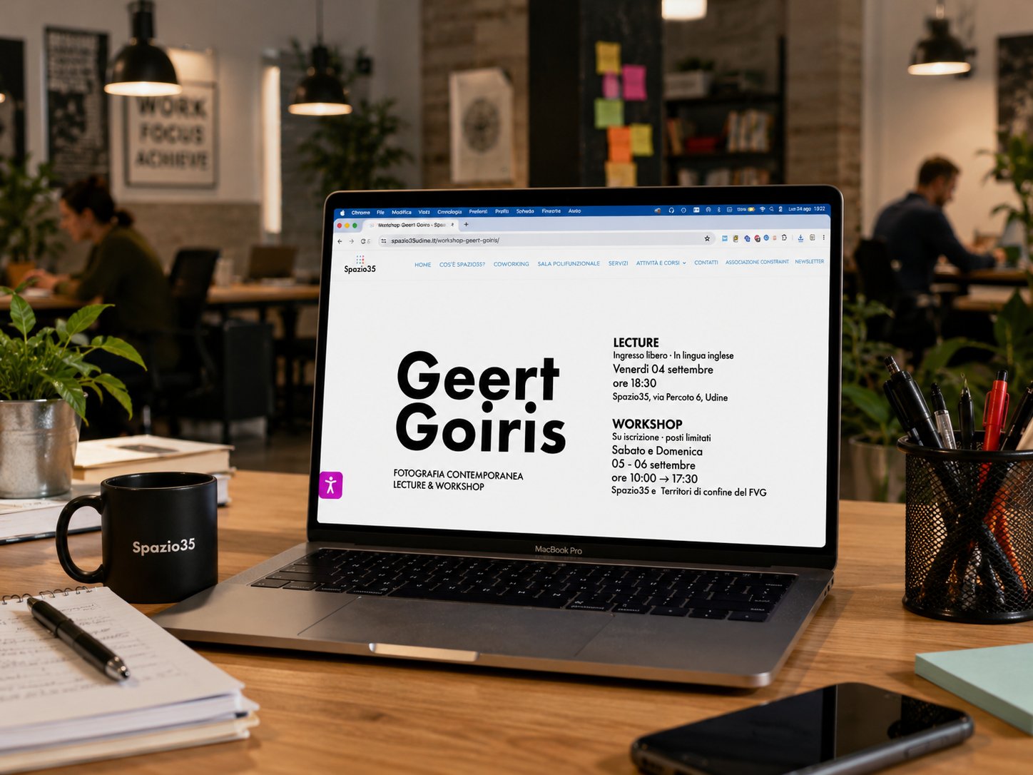 Geert Goiris — pagina dedicata sul sito di Spazio35